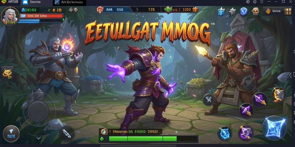 Gameplay mendebarkan dan interaksi sosial di dunia MMORPG.