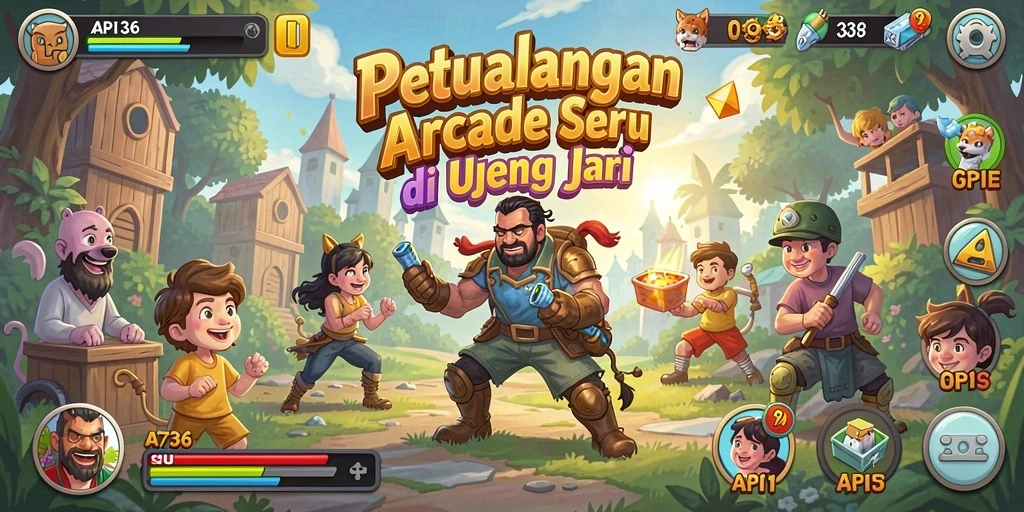 Tampilan seru dari gameplay API36 yang penuh aksi.