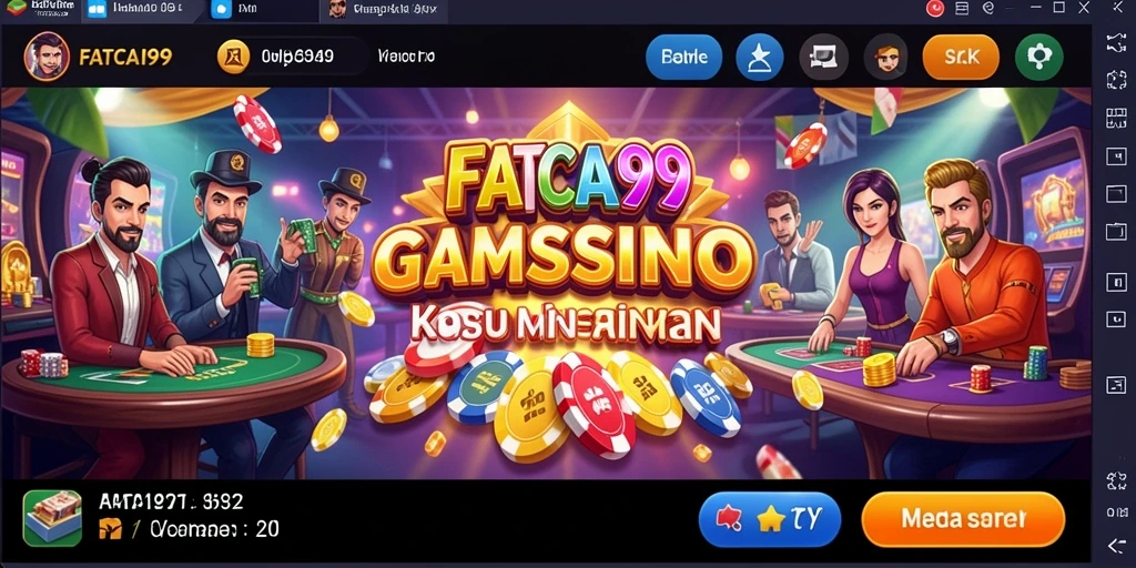 Tampilan gameplay <strong>FATCAI99</strong> dengan suasana Kasino yang mendebarkan.