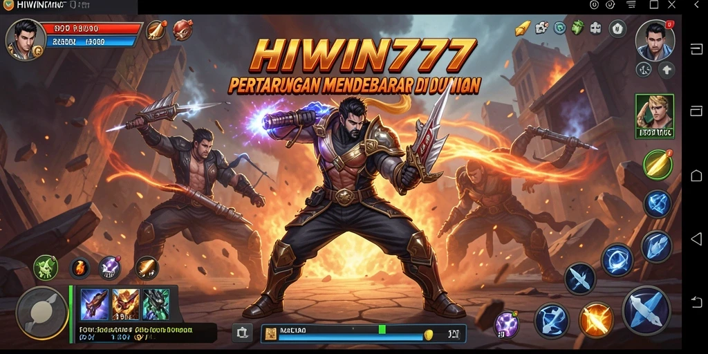 Tampilan seru dari gameplay HIWIN777 yang penuh aksi.