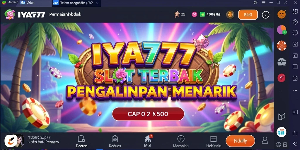 Gameplay seru IYA777 dengan tema slot menarik.
