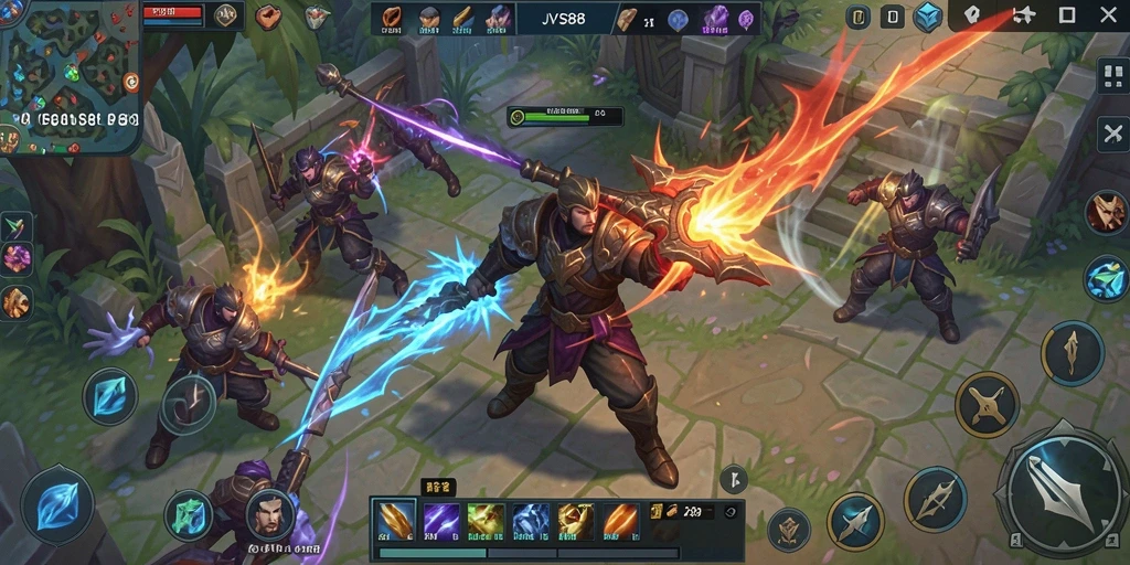 Tangkapan layar gameplay JVS88 yang seru dan penuh aksi.