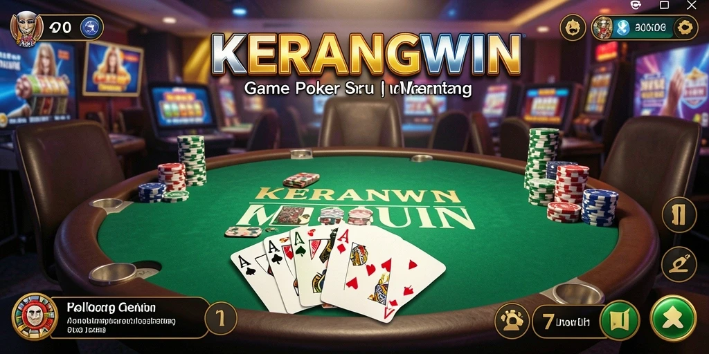 Tampilan gameplay KERANGWIN yang menarik dengan pemain aktif.