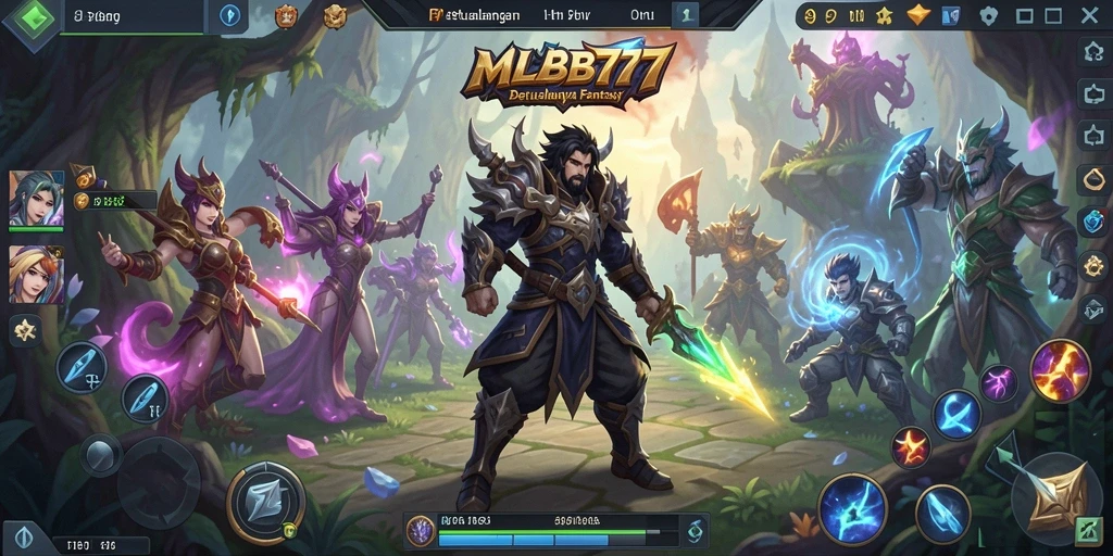 Tampilan screenshot MLBB777 menampilkan aksi seru dalam petualangan.