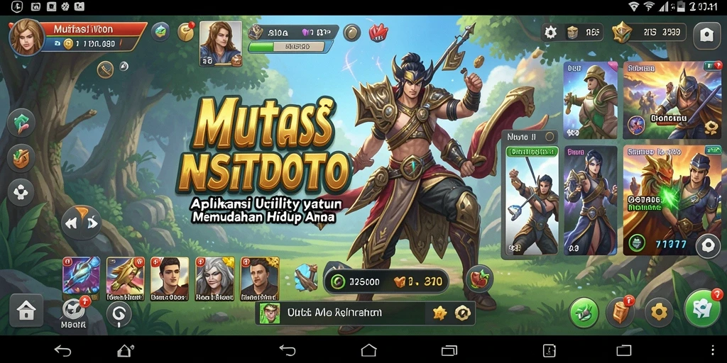 Tampilan screenshot utama MUTASITOTO dengan fitur-fitur Utility yang mengesankan.
