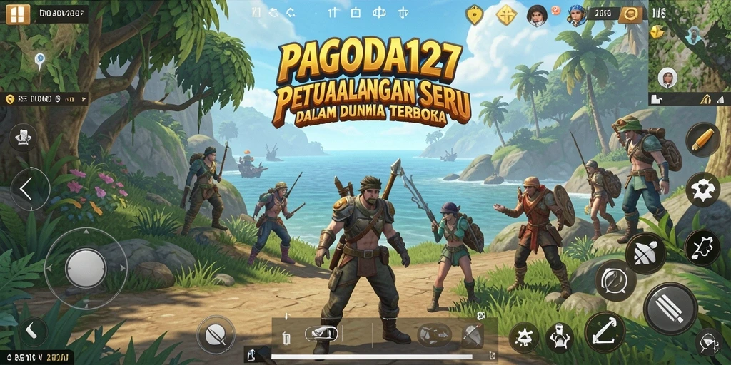 Screenshot menampilkan gameplay petualangan seru di dunia terbuka.