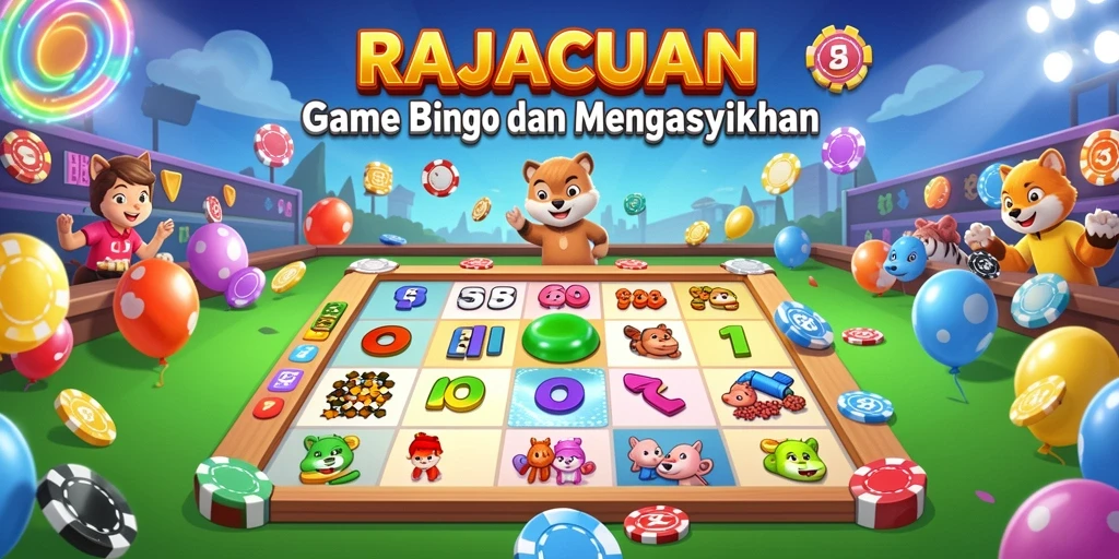 Tampilan antarmuka dan gameplay RAJACUAN Bingo yang seru.