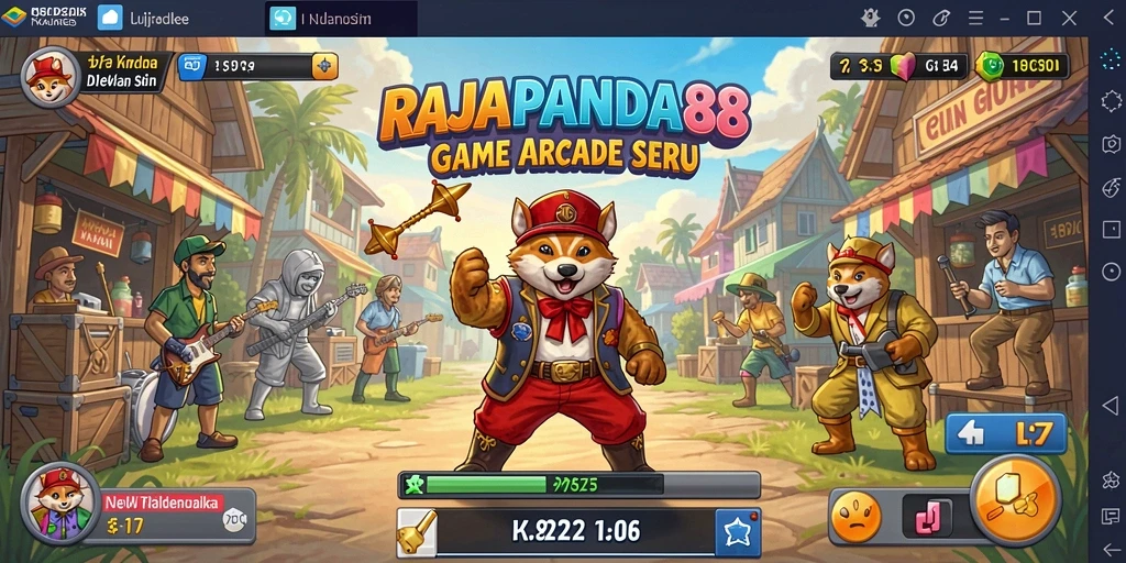Tampilan gameplay seru di RAJAPANDA88 dengan tantangan menarik.