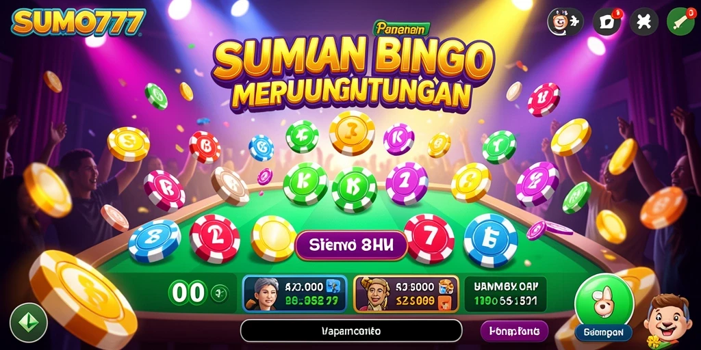 Tampilan gameplay seru di SUMO777, nikmati pengalaman Bingo yang mendebarkan.